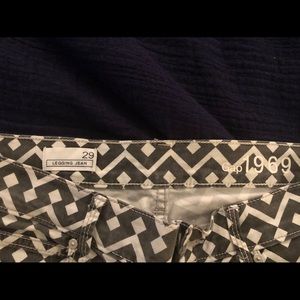 EC Patterned Gap Legging Jean